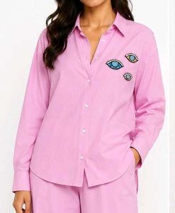 Pink Eye Print cord set