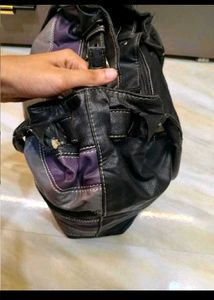 Striped Hobo Bag