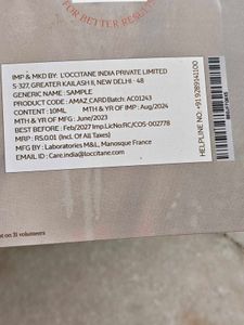 L'Occitane Almond Shower &amp; Skin Oil Sample