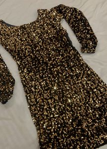 Sequin Embellished Mini party deess