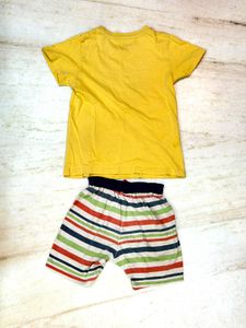 kids tshirt and shorts set
