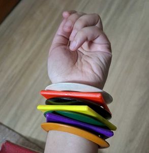 Colorful Stackable Bangles