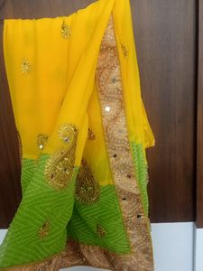 Wedding Saree with Heavy Embroidery