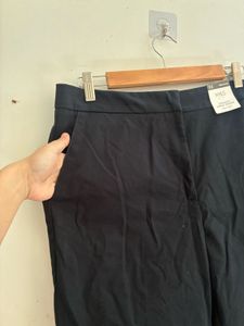 Marks &amp; Spencer Black Straight Trousers