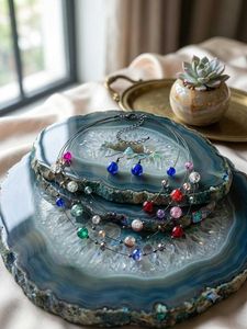 Multi-Color Beaded Necklace & Earring Set