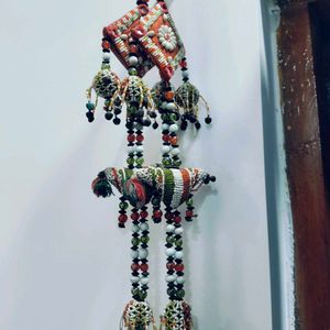 Vintage Beaded Wall Hanging