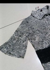 Stylish Printed Collared Shirt