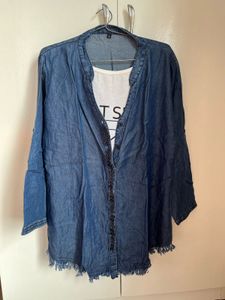 Denim Tunic Top