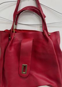 Chic Red Handbag
