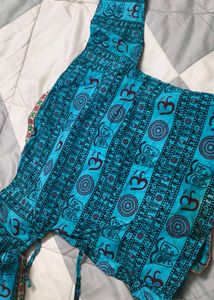 Boho Om Print Kimono Style Kurta for boys