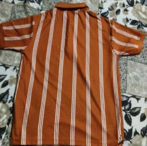 Men's Striped Polo Shirt