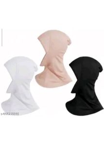Set of 3 Hijab Caps
