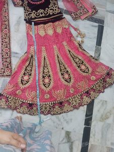 My bridal lahanga ..  which is use only two times.