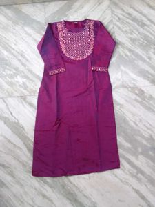 Elegant Embroidered Kurta Set