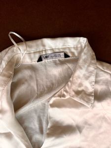 Elegant Satin Ruched Dress