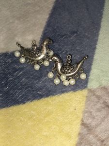 PACK OF 3 Pair MINIMAL OXIDISED EARINGS