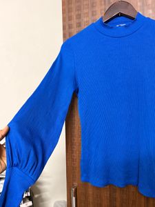 Imported 🛍️Blue Ribbed Top💙 (Fixed)