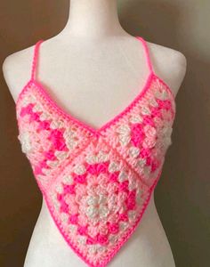 Granny Square Crop Top