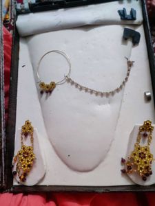 Stunning Gold Tone Bridal Jewellery Set pakistani
