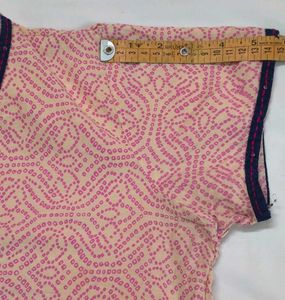 Pink Ethnic Printed Kurta