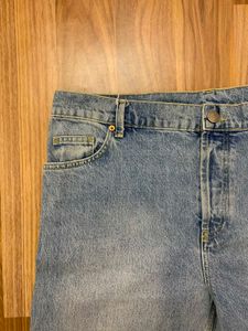 Light Wash Distressed Denim Jeans
