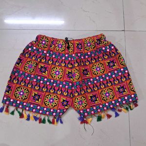 Embroidered Boho Shorts