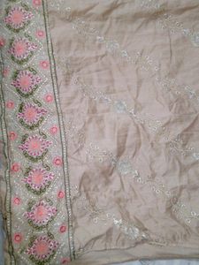 Golden Nude Coloured Kurta Pant Set