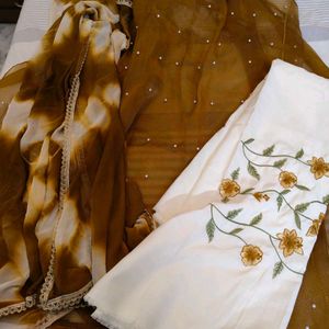 Elegant Embroidered dress material