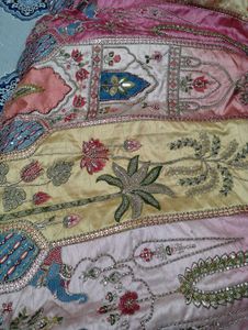 multicolour Embroidered Lehenga Choli Set