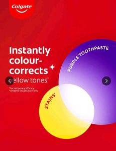 Colgate Visible White Purple Toothpaste