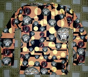 Men's Designer Print Long Sleeve T-Shirt