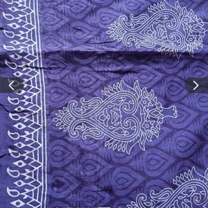 Purple Cotton  Dupatta