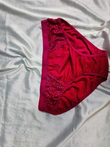 🇳🇿💫🎀Lace Trimmed pink Briefs