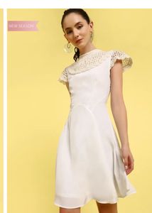 High Neck Lace Dress