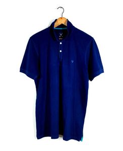 Navy Blue Allen Solly Polo T-Shirt For Men's