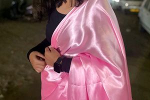 Satin Saree