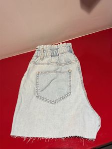 Light Wash Denim Shorts