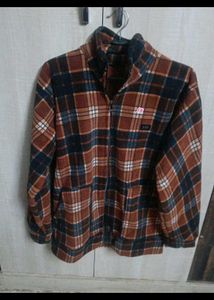 Men's Plaid Fleece Jacket