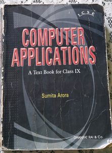 Computer Application Textbook For 9th Standard....