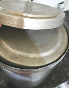 3 Vintage Aluminum Storage Container