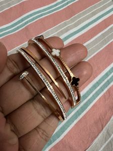 Swashaa Elegant Bangle Set with Charms