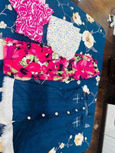 Cute Floral Dress & Top Set