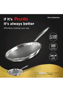 Preethi Diva Collection Triply Stainless Steel Fry