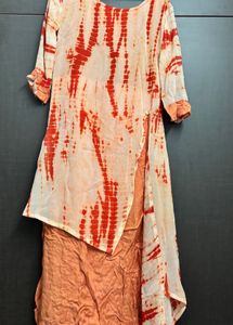 Bohemian Tie-Dye Kurta Set