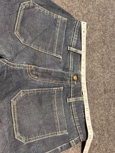 Trendy Melbon Wide Leg Jeans with Front Patch Pock