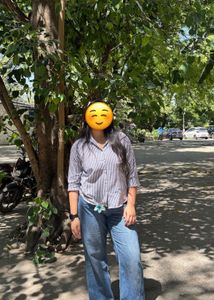 Classic Striped Button-Up Shirt