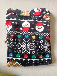 Grace's Secret Men's and Women's 3D Santa Print Ch
