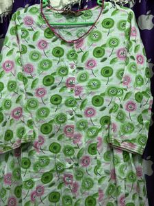 Cute Floral Print anarkali kurta