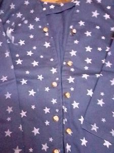 Blue jacket with White Stars