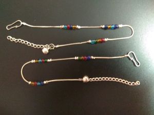 Beautiful Light Weight Anklet,Pair
